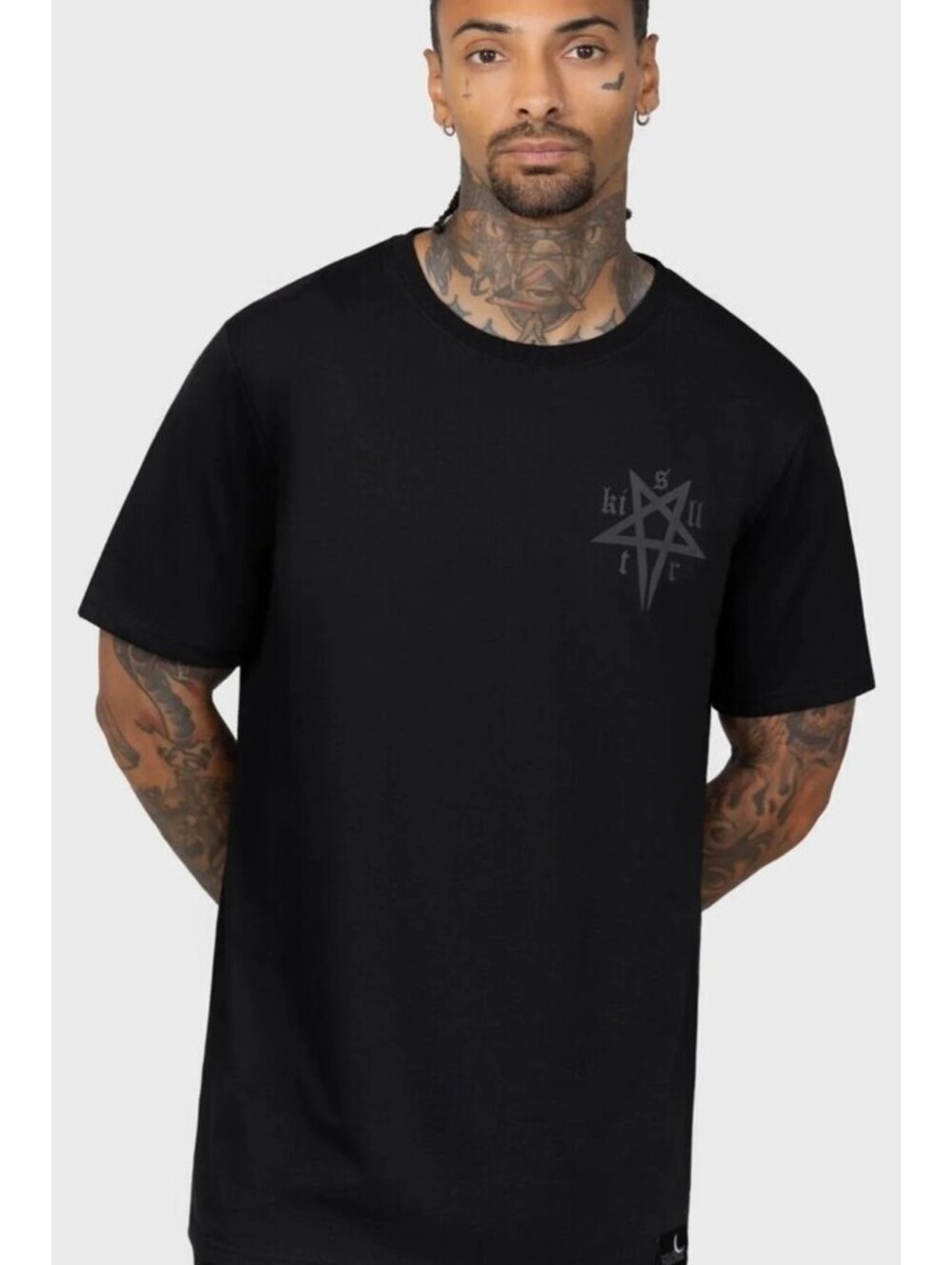 Killstar Dark Surge Short Sleeve T-Shirt Men's Size XS Goth Black Tee NEW